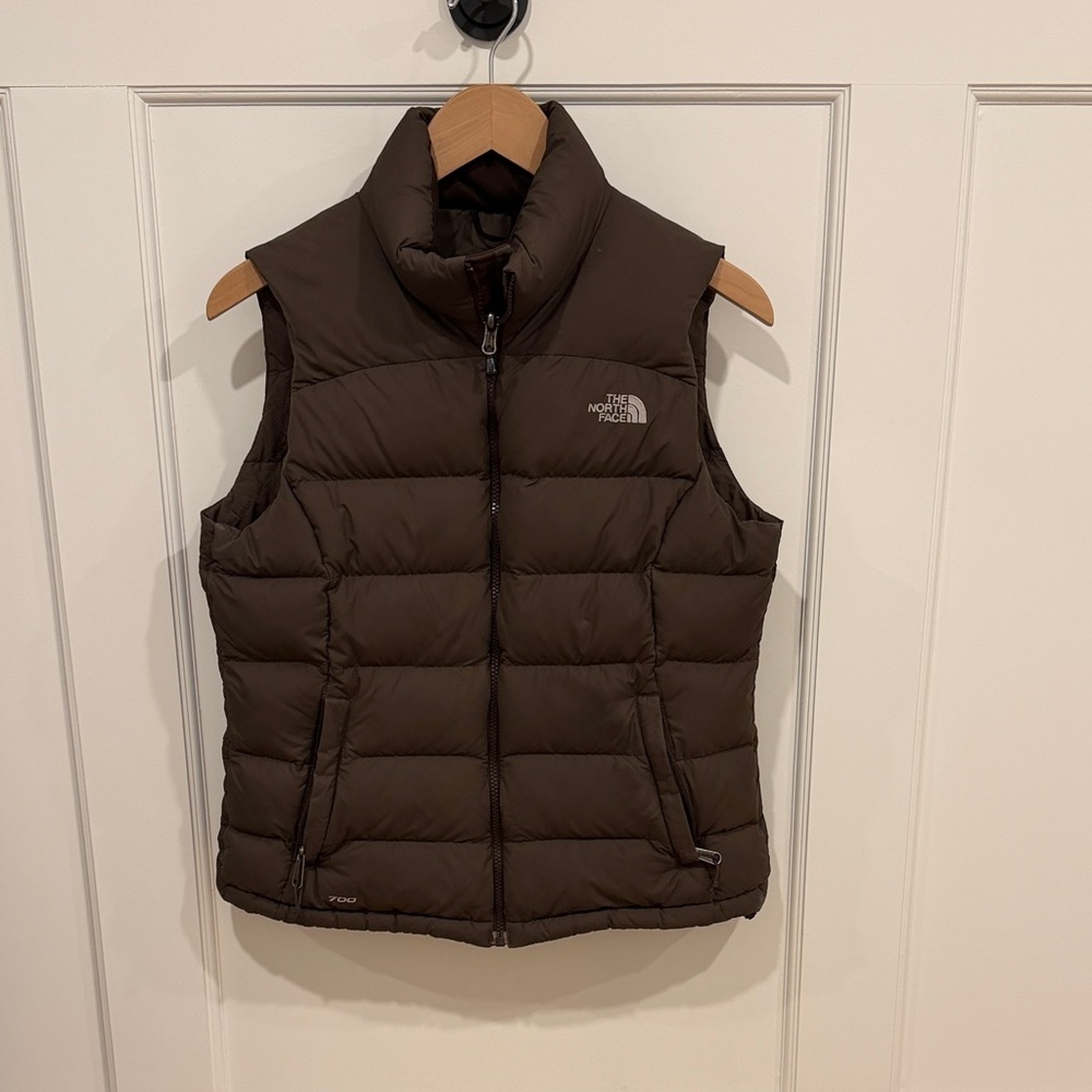 The North Face Dark Brown Quilted Vest